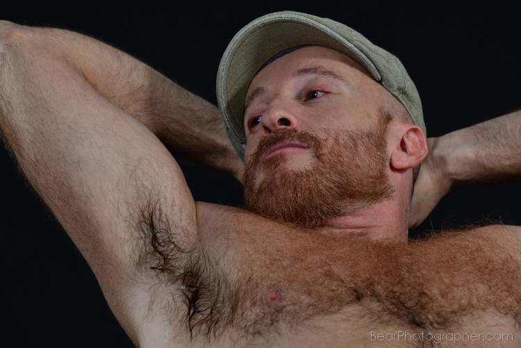 hairy furry muscle bear photography @ MalePhoto.Studio