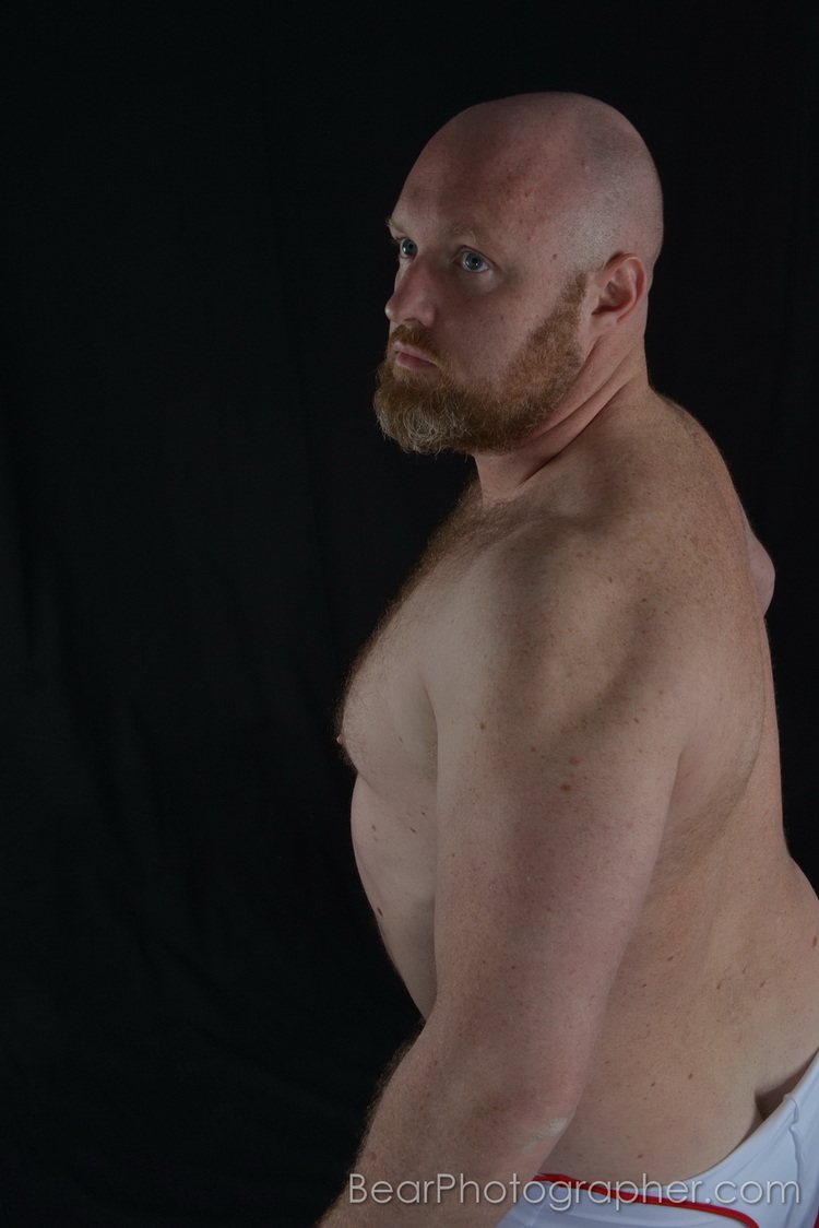 strong muscle bear photograpgy, stocky men photo shoot,